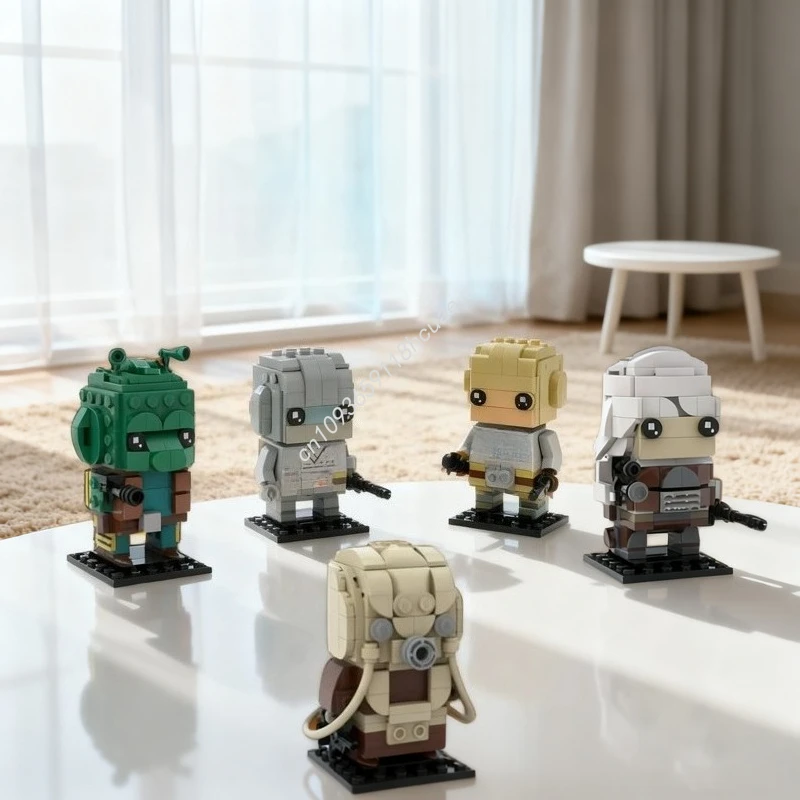 Kids Hunter Education - 841pcs MOC 바운티 헌터 브릭헤즈 팩