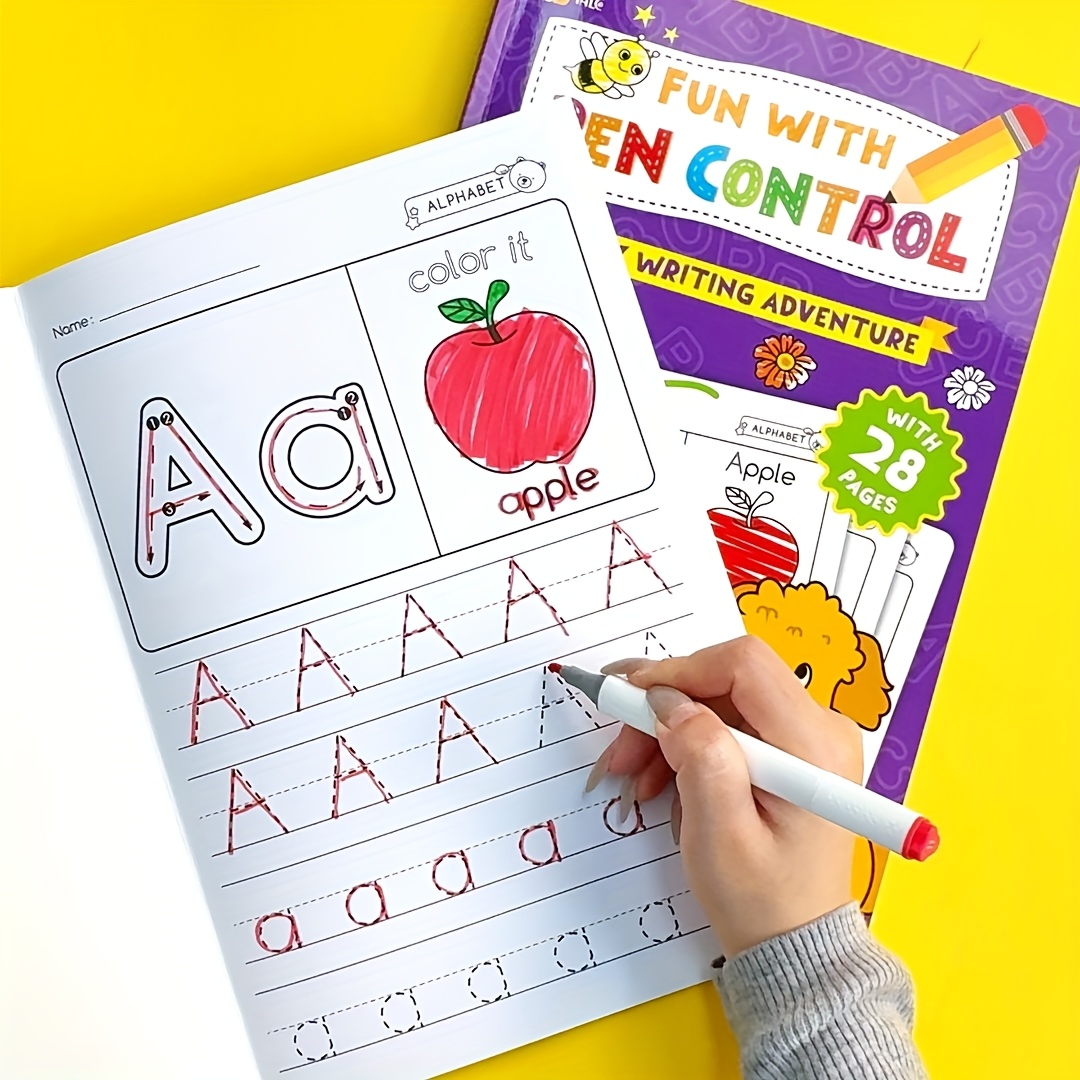 Kids Educational Workbooks - 유아 학습 활동 교육용 워크북 알파벳