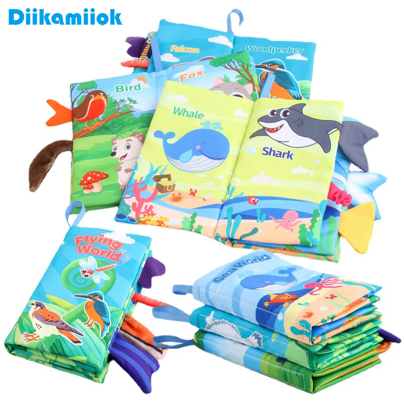 Kids Education Books - 새로운 아기 헝겊 책 시각 및