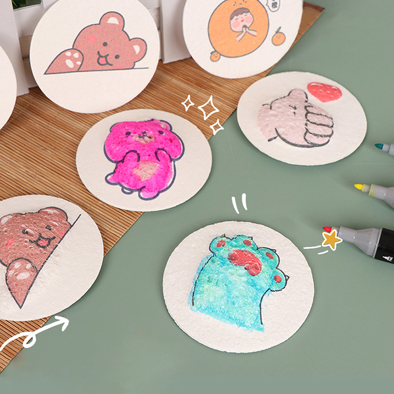 Kids Education Board - 10개 3D 마법 퍼피 폼 텍스처