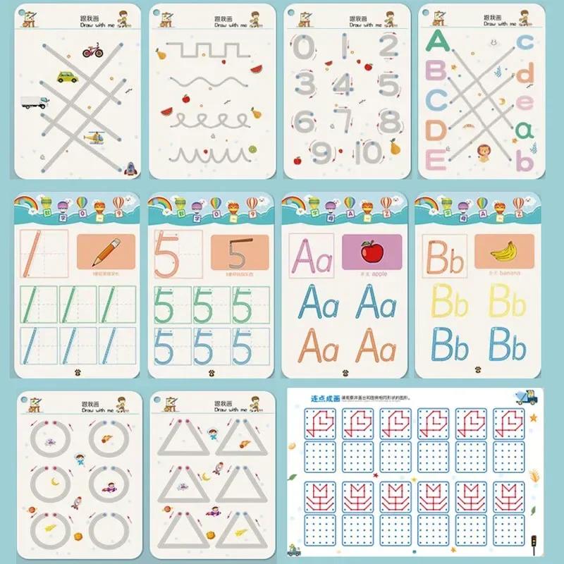마법의 따라쓰기 연습장, 어린이를 위한 몬테소리 교육용 - Kids Educational Workbooks 리뷰 및 가격