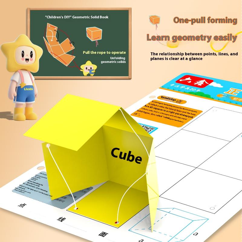 공간적 사고 훈련 DIY 수학 학습 책 3D 기하학 조 - Kids Educational Workbooks 리뷰 및 가격