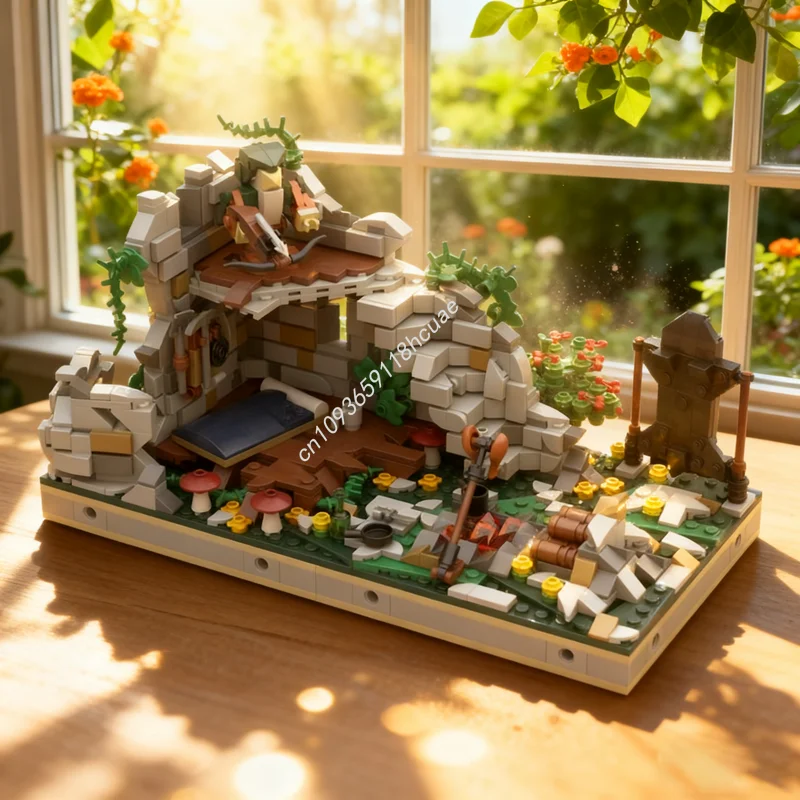 1129pcs MOC 드워프 헌터의 캠프 잔허 캐슬 모 - Kids Hunter Education 리뷰 및 가격