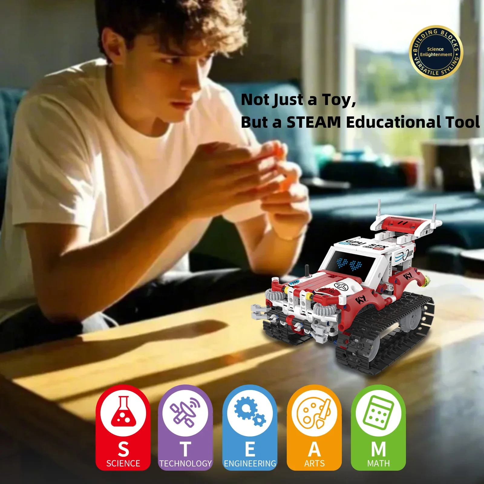 5가지 기능을 갖춘 변형 가능한 RC 로봇 자동차 조립 - Kids Education Free App 리뷰 및 가격