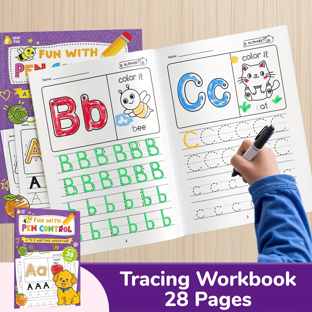 유아 학습 활동 교육용 워크북 알파벳 글자 따라쓰기 색 - Kids Educational Workbooks 리뷰 및 가격