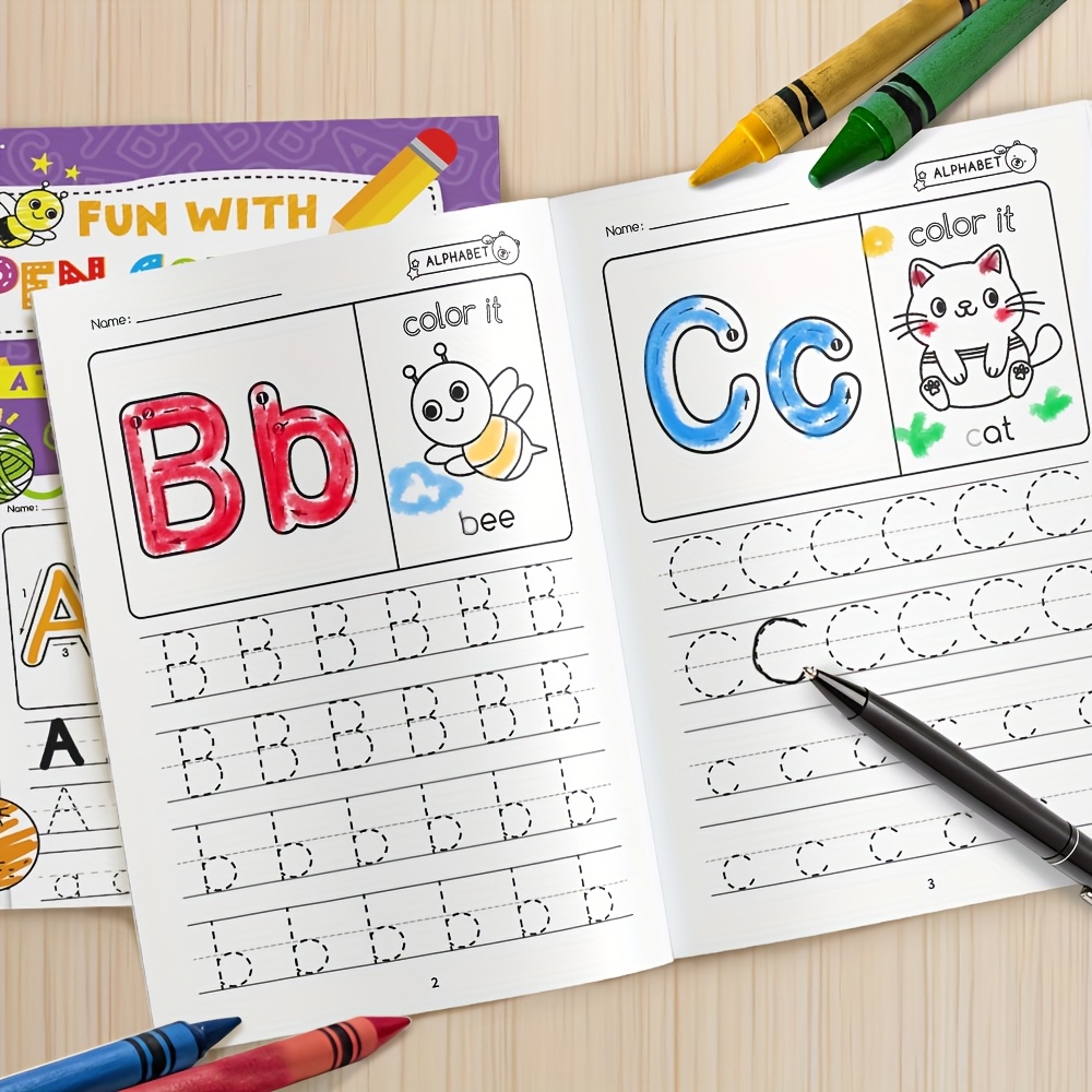 유아 학습 활동 교육용 워크북 알파벳 글자 따라쓰기 색 - Kids Educational Workbooks 리뷰 및 가격
