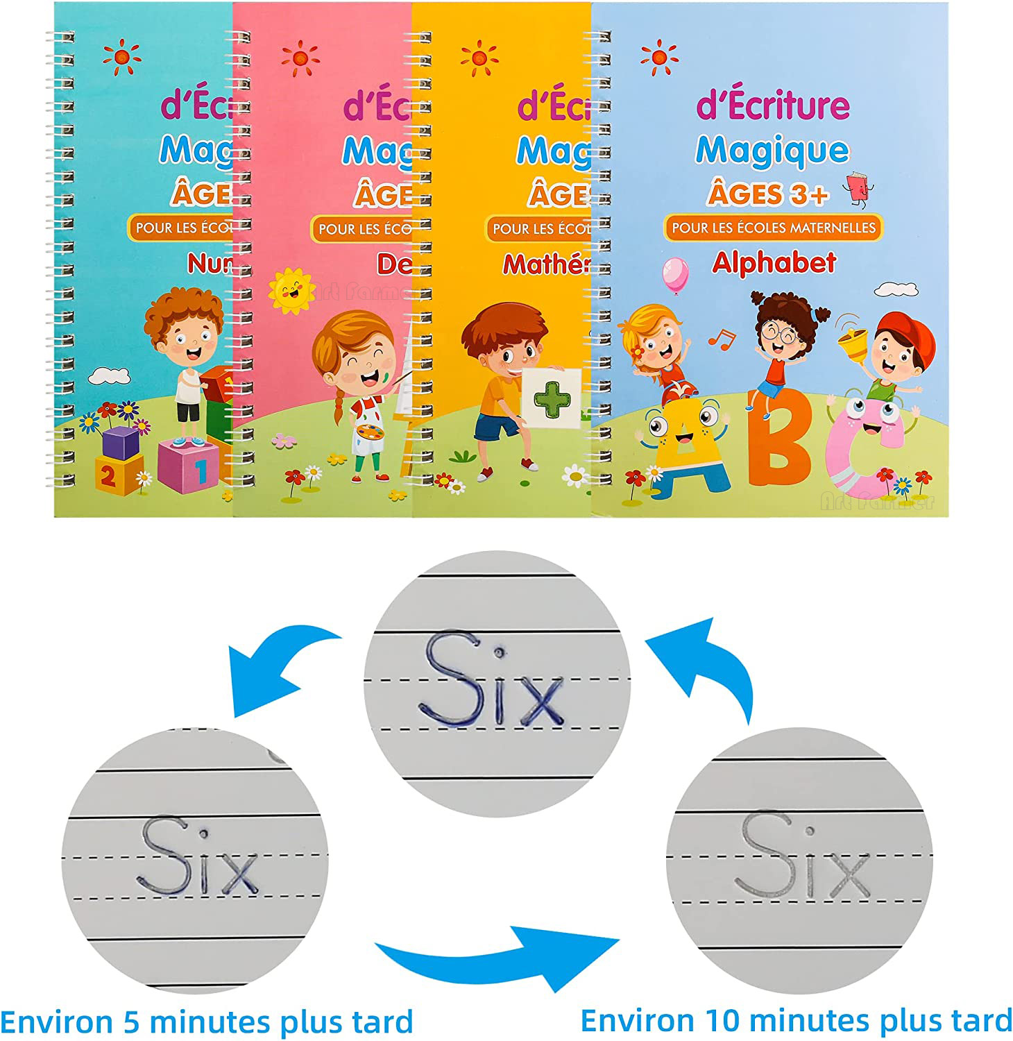 매직 프랑스어 복사 도서 그루브 연습 카피 북 어린이  - Kids Educational Workbooks 리뷰 및 가격