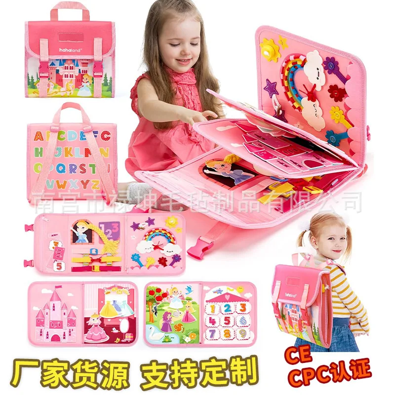 몬테소리 공주 펠트 비지보드 유아 생활 능력 학습 조기 - Kids Education Board 리뷰 및 가격