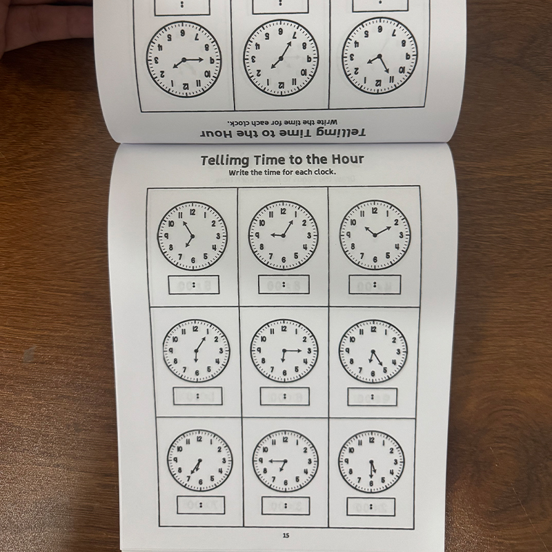 어린이를 위한 시간 측정 워크북 유치원 시계 학습 활동 - Kids Educational Workbooks 리뷰 및 가격
